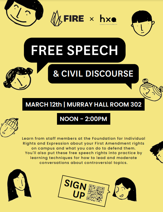 Free Speech Civil Discourse Flyer